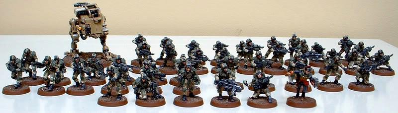 Astra Militarum, Captain Brown, Drop Troops, Elysian, Elysian Drop Troop Army, Imperial Guard