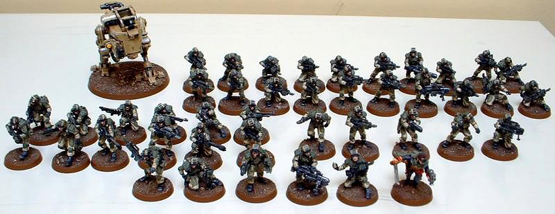 Astra Militarum, Captain Brown, Drop Troops, Elysian, Elysian Drop Troop Army, Imperial Guard