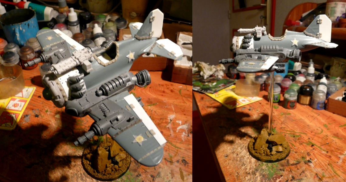 Blitza Bommer, Blood Axe, Dakkajet, Fighta Bomba, I-16, Orks, Polikarpov, Soviet, Zinge Industries