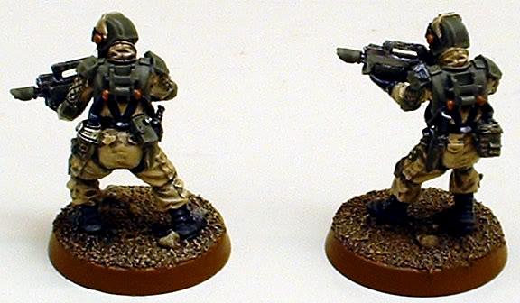 Astra Militarum, Captain Brown, Elysian Drop Troopers, Elysian Drop Troops, Imperial Guard