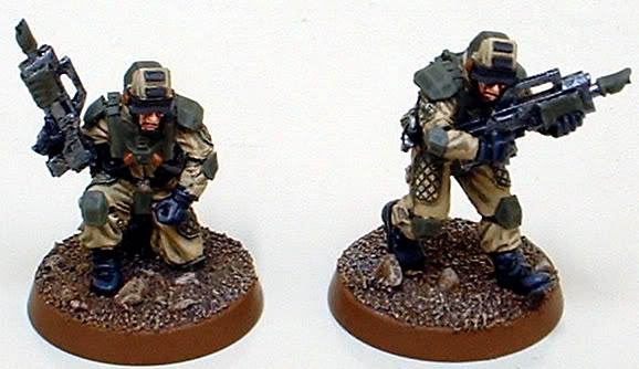 Astra Militarum, Captain Brown, Drop Troops, Elysian, Elysian Drop Troopers, Imperial Guard