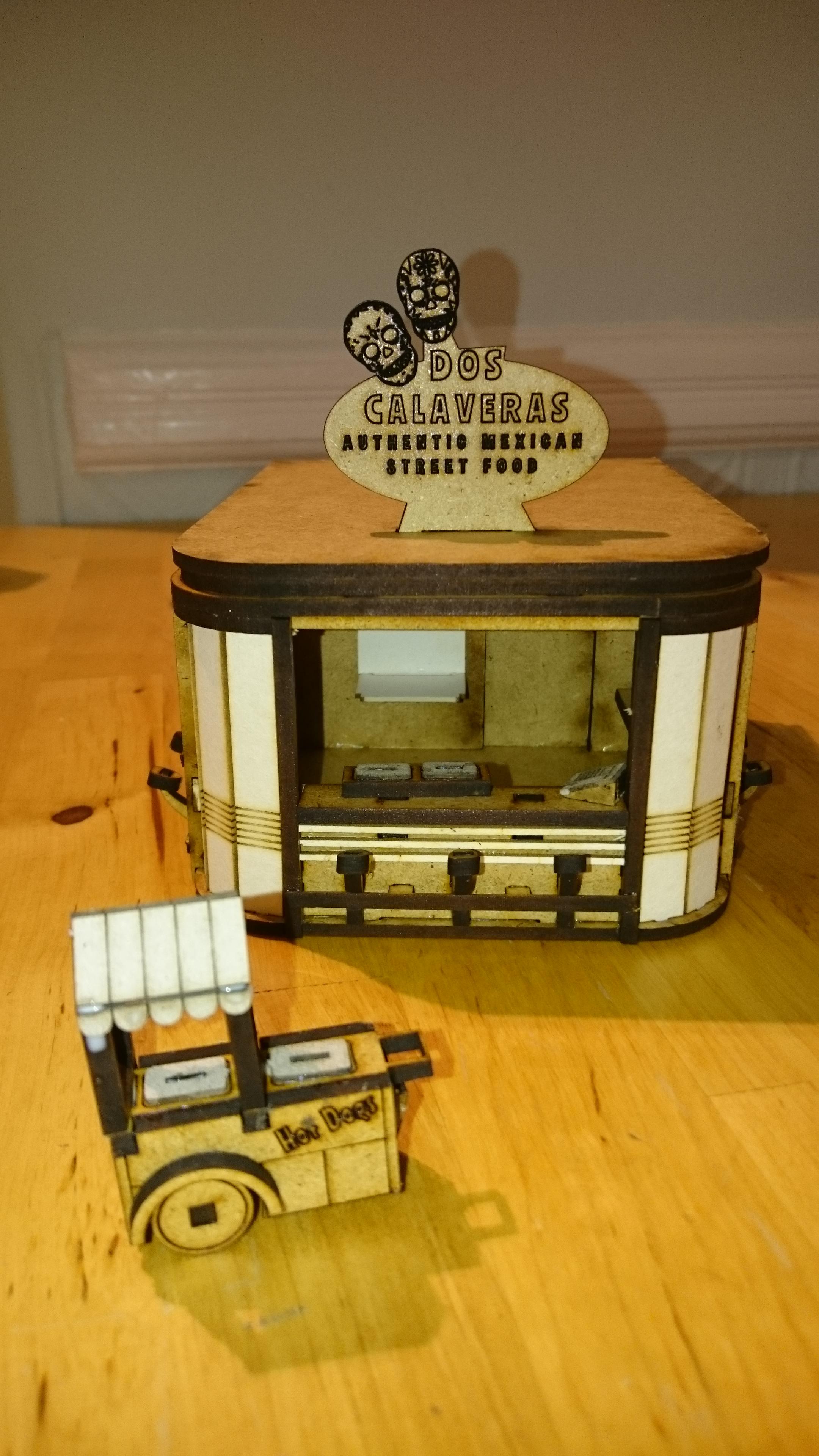 Terrain, fast food set