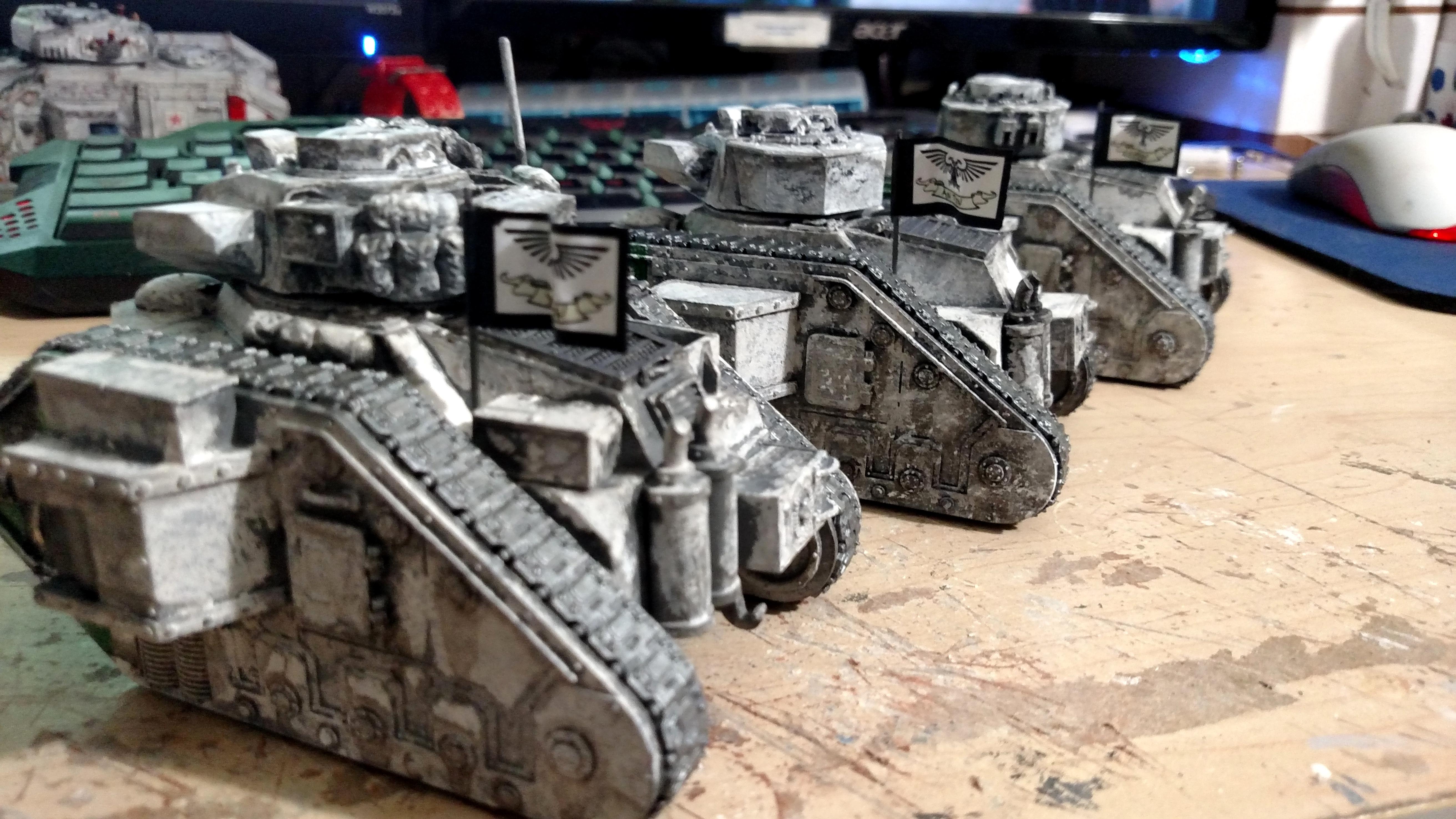 Imperial Guard, Leman Russ, Work In Progress