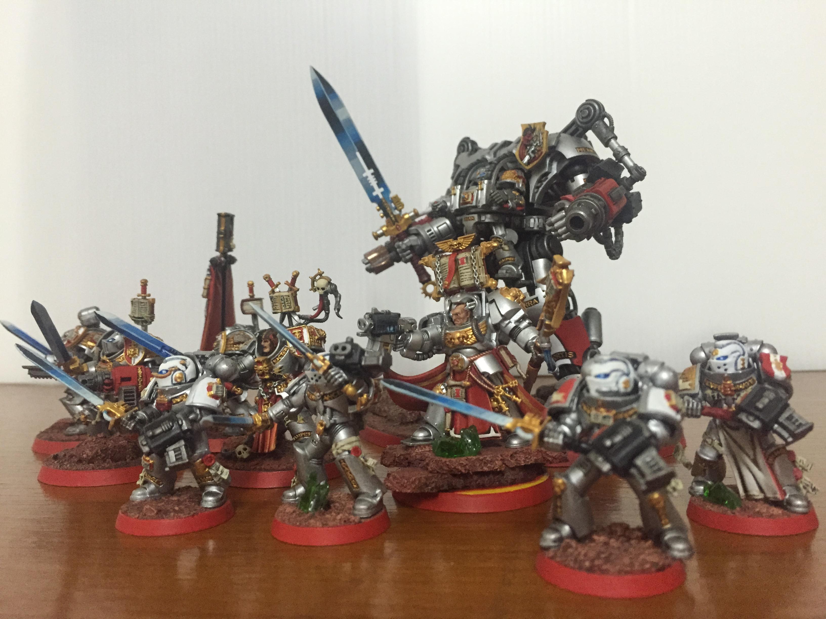 Banner, Dreadknight, Grey Knights, Librarian, Paladin, Purifier