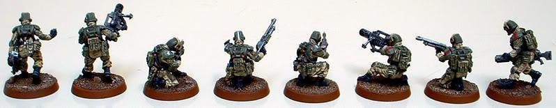 Astra Militarum, Captain Brown, Drop Troops, Elysian, Elysian Drop Trooper Veterans, Imperial Guard