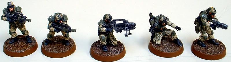 Astra Militarum, Captain Brown, Drop Troops, Elysian, Elysian Drop Trooper Pcs, Imperial Guard, Plasma Gun
