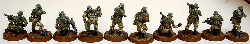 Astra Militarum, Captain Brown, Drop Troops, Elysian, Elysian Drop Trooper Squad, Imperial Guard