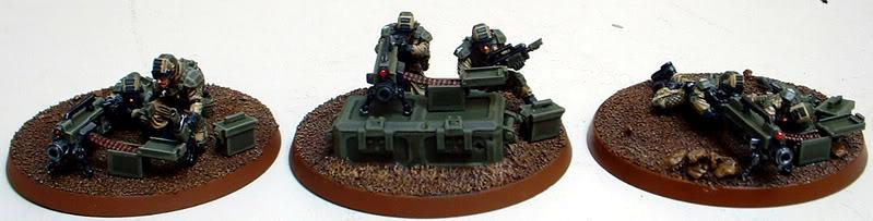 Astra Militarum, Captain Brown, Drop Troops, Elysian, Elysian Drop Trooper Heavy Bolter Teams, Imperial Guard
