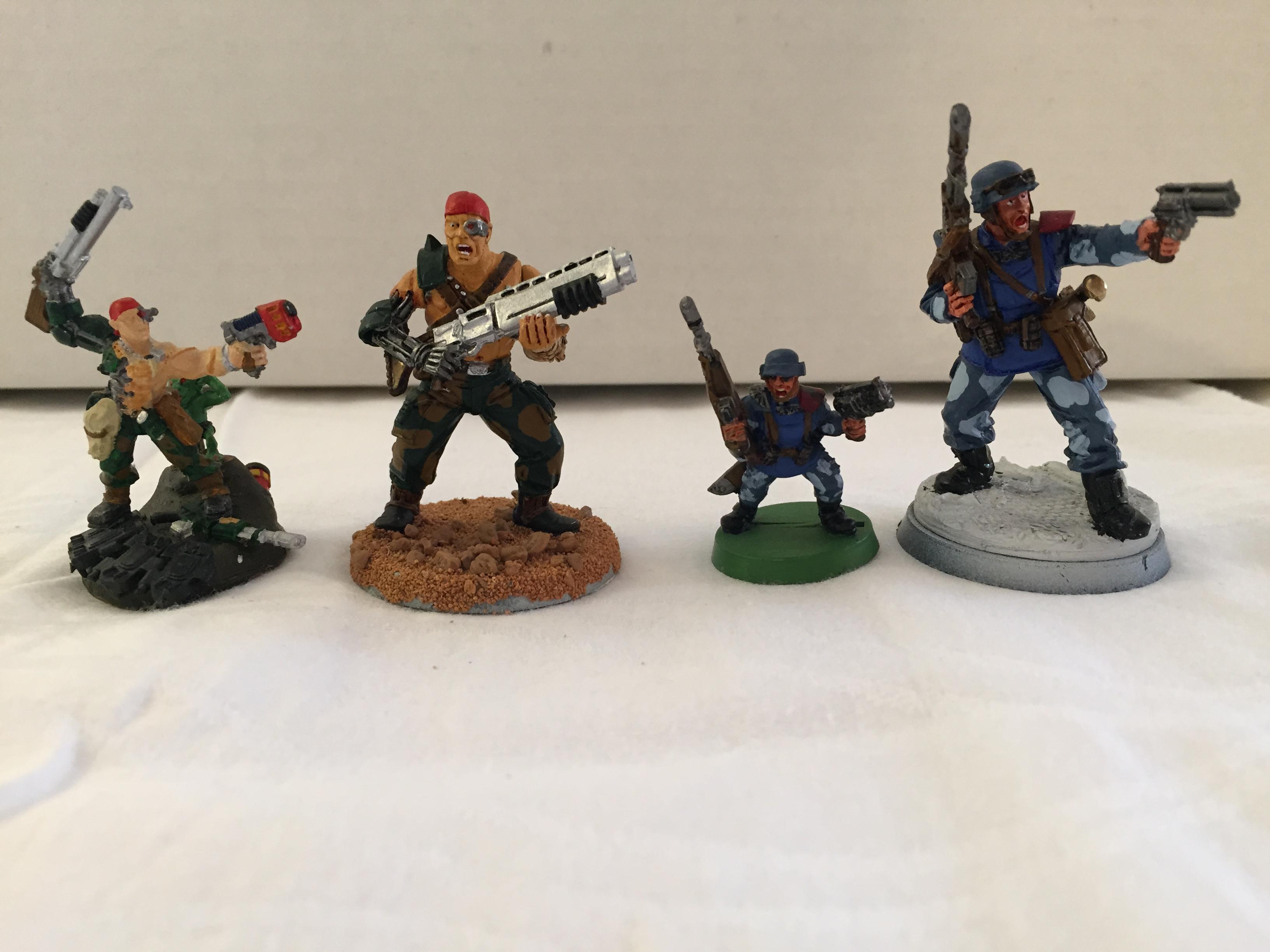 54mm, Cadians, Catachan, Conversion, Imperial Guard, Inq28, Inquisitor, Scale