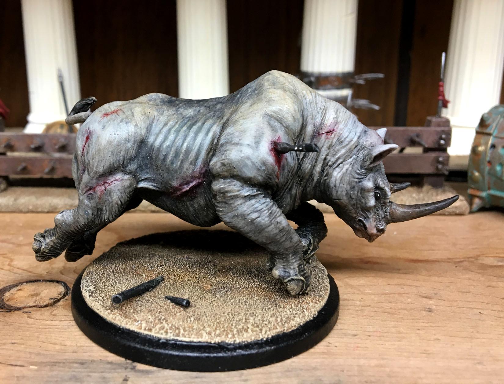 Acerbus, Arena Rex, Gladiator, Red Republic Games, Rhino, Rhinoceros