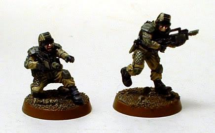 Astra Militarum, Captain Brown, Drop Troops, Elysian, Elysian Drop Troopers, Imperial Guard