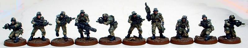 Astra Militarum, Captain Brown, Drop Troops, Elysian, Elysian Drop Troopers, Imperial Guard