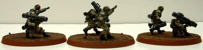 Astra Militarum, Captain Brown, Drop Troops, Elysian, Elysian Drop Trooper Missile Launcher Teams, Imperial Guard