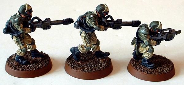 Astra Militarum, Captain Brown, Drop Troops, Elysian, Elysian Drop Troopers, Flamers, Imperial Guard