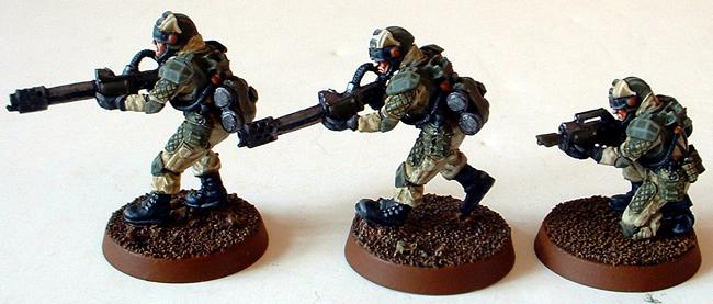 Astra Militarum, Captain Brown, Drop Troops, Elysian, Elysian Drop Troopers, Flamers, Imperial Guard