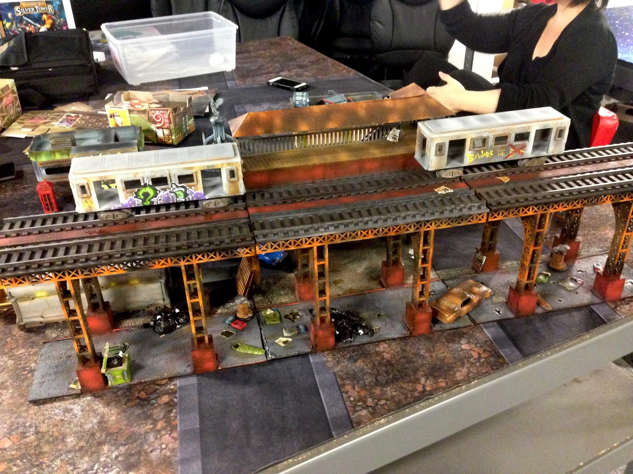 Batman, El, Modern, Subway, Terrain, Train