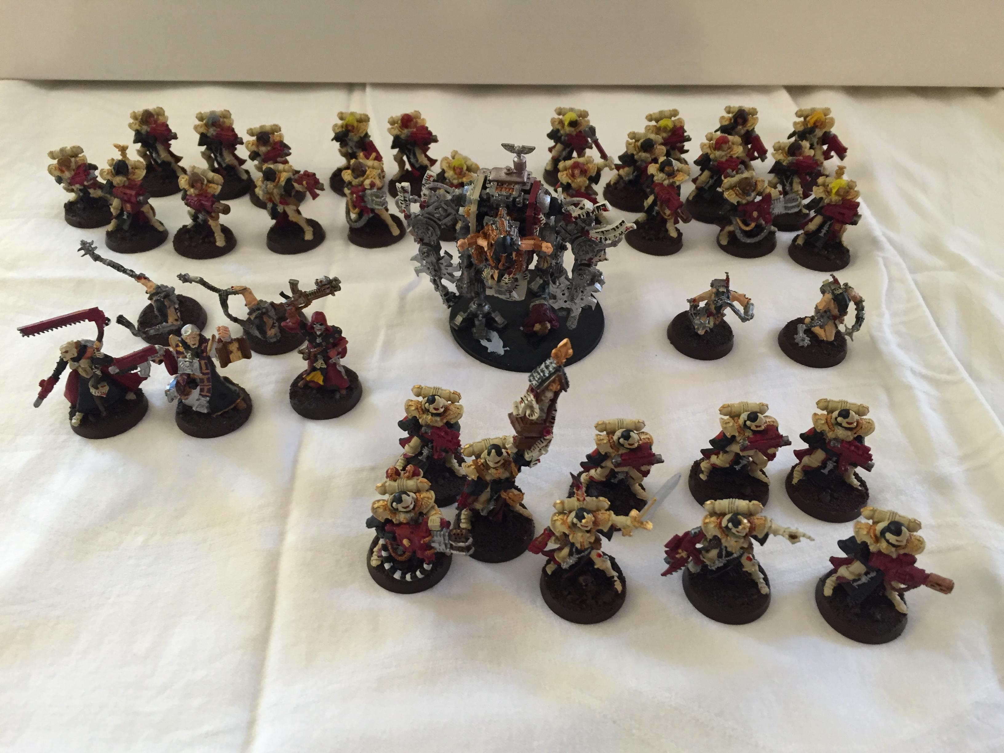 Adepta Sororitas, Conversion, Inquisition, Sisters Of Battle, Warhammer 40,000, Witch Hunters