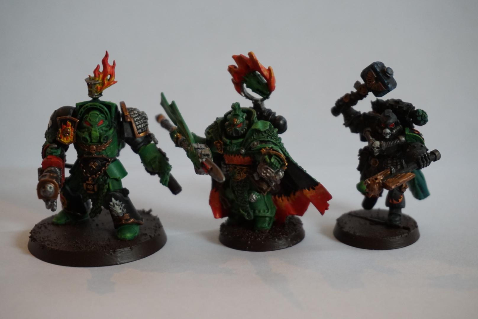 Salamander, Xavier, Forgefather Vulkan, Garran Branatar