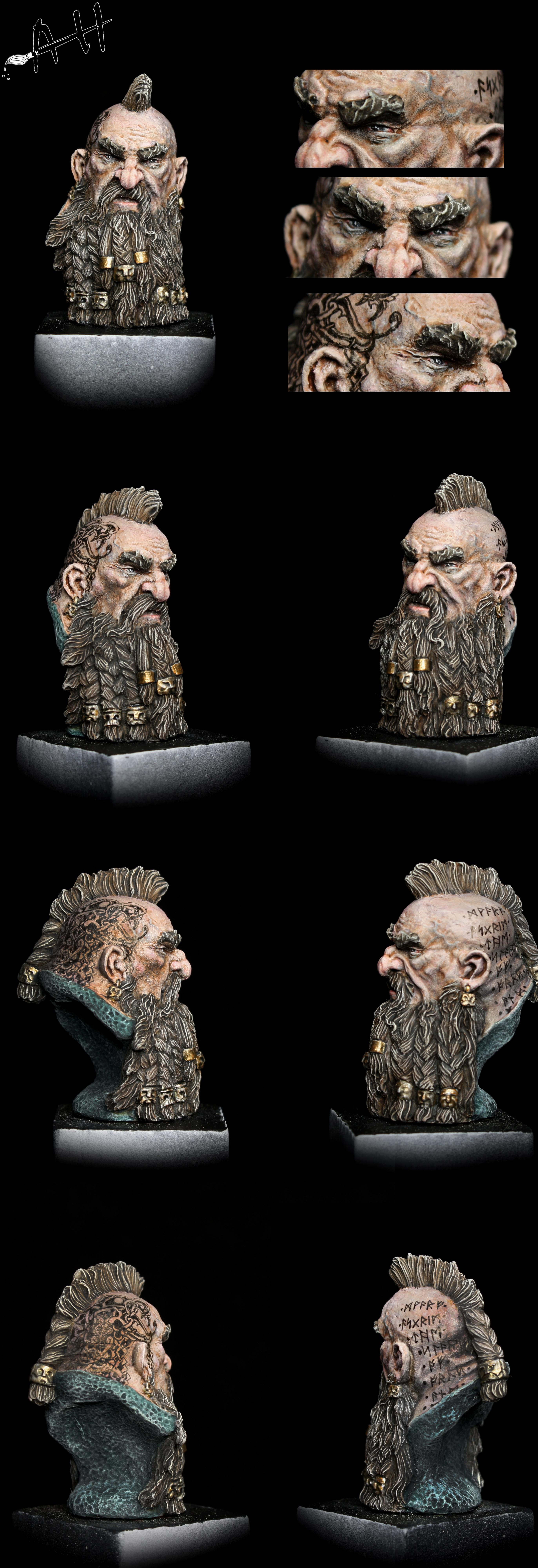 Asgrim Dwarf - Bust scale 1/10 - (2016)