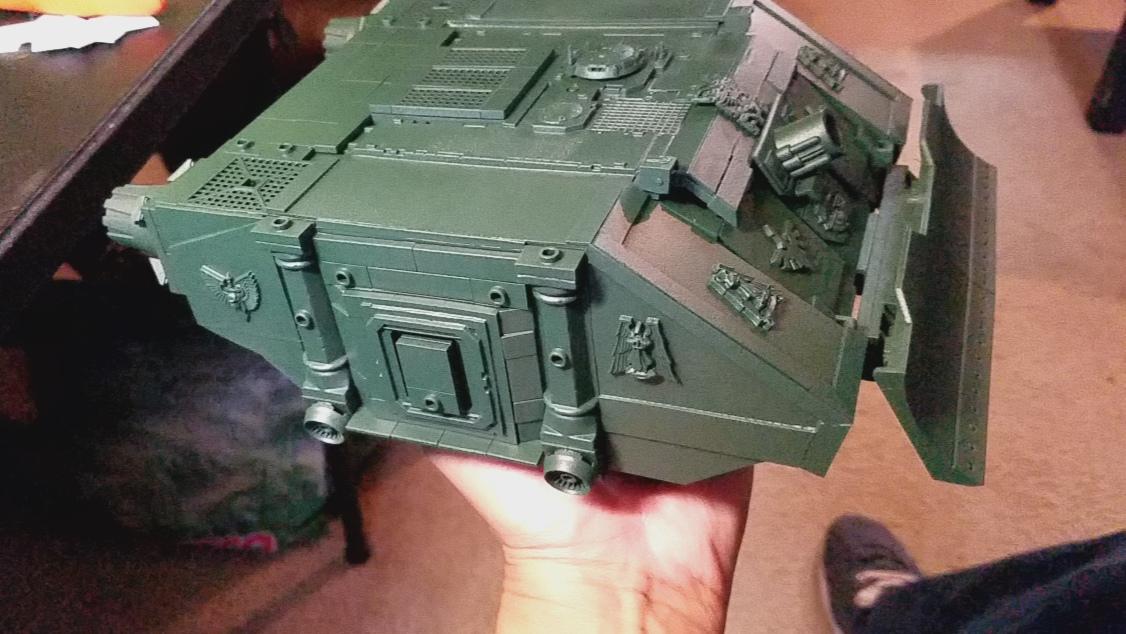 Army, Astartes, Conversion, Dark Angels, Kitbash, Rhino Variant, Space Marines, Thunder Vindicator, True Scale