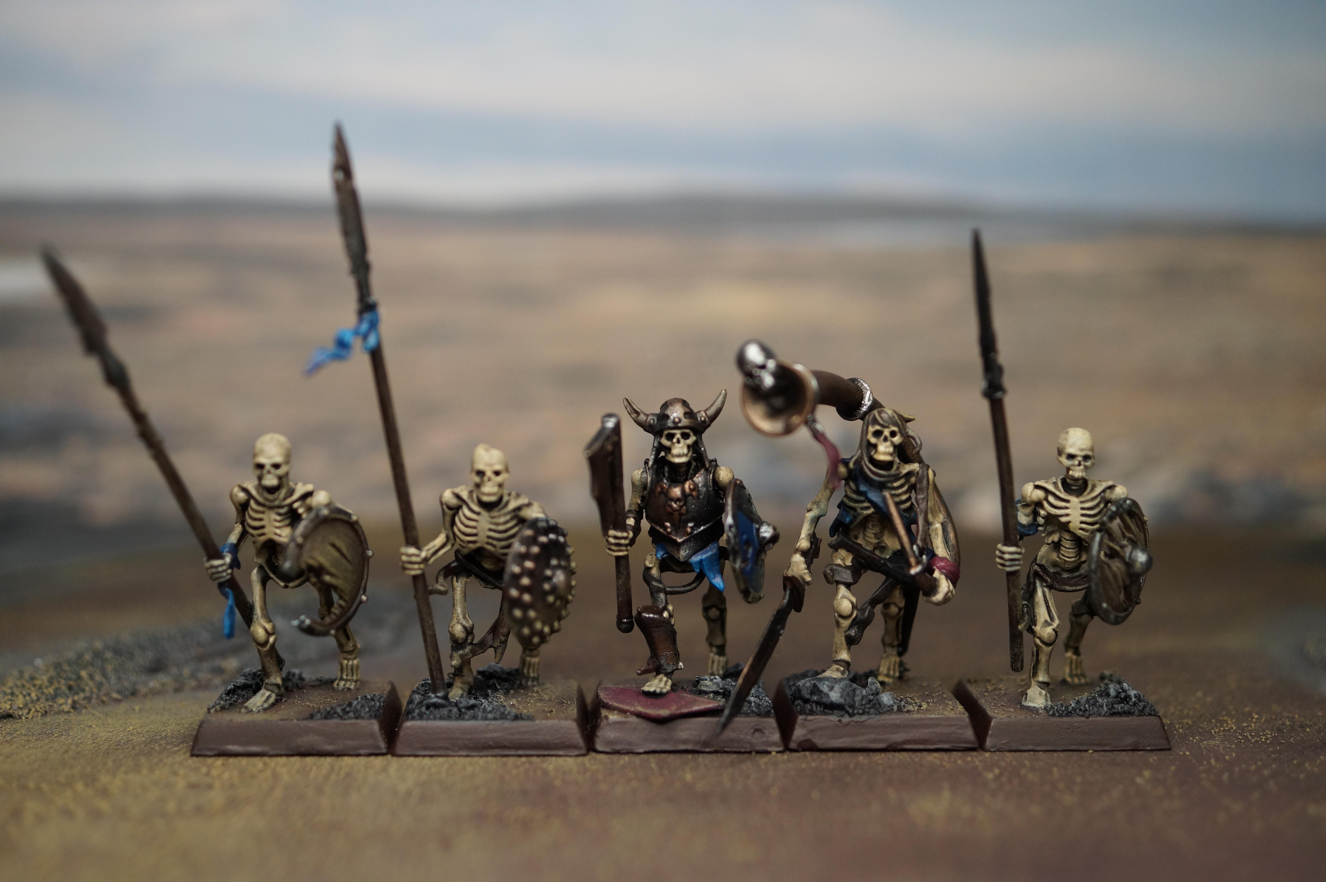 Age Of Sigmar, Skeleton Warriors, Vampire Counts