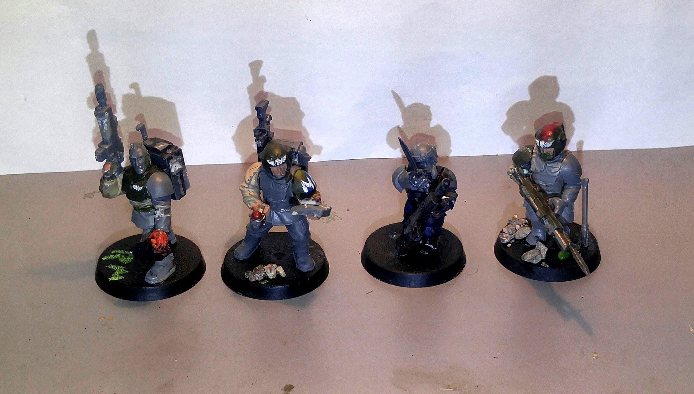 Cadians, Imperial Guard, Poses