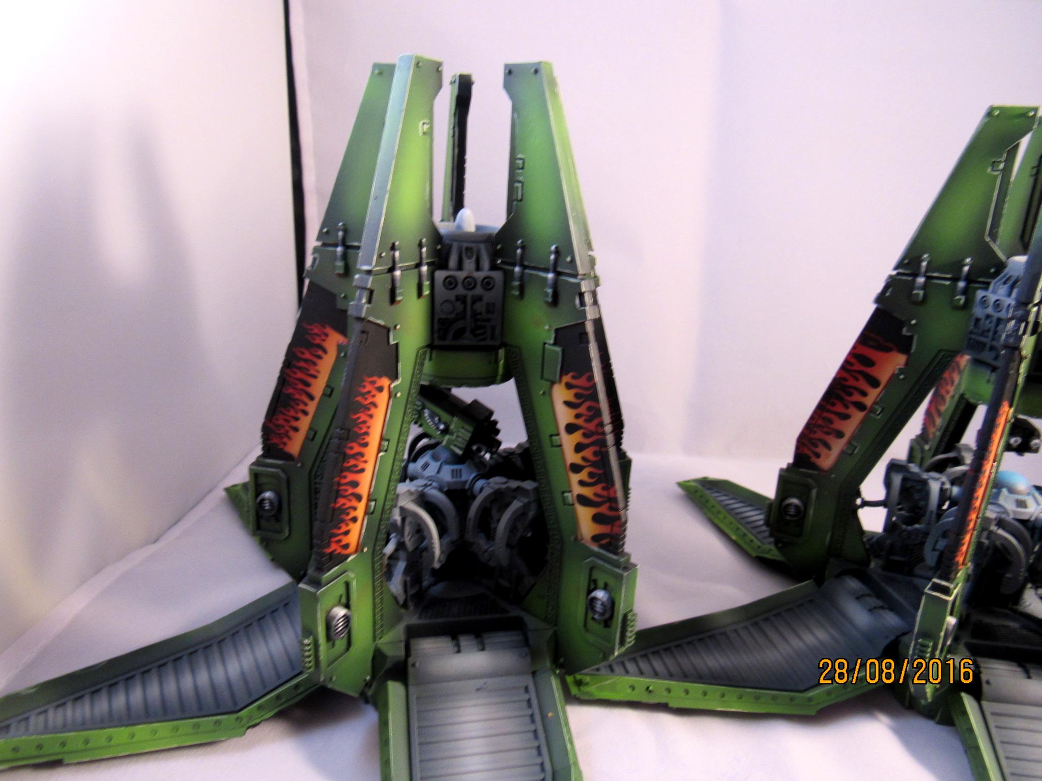 Drop Pod, Salamander, Space Marines, Warhammer 40,000