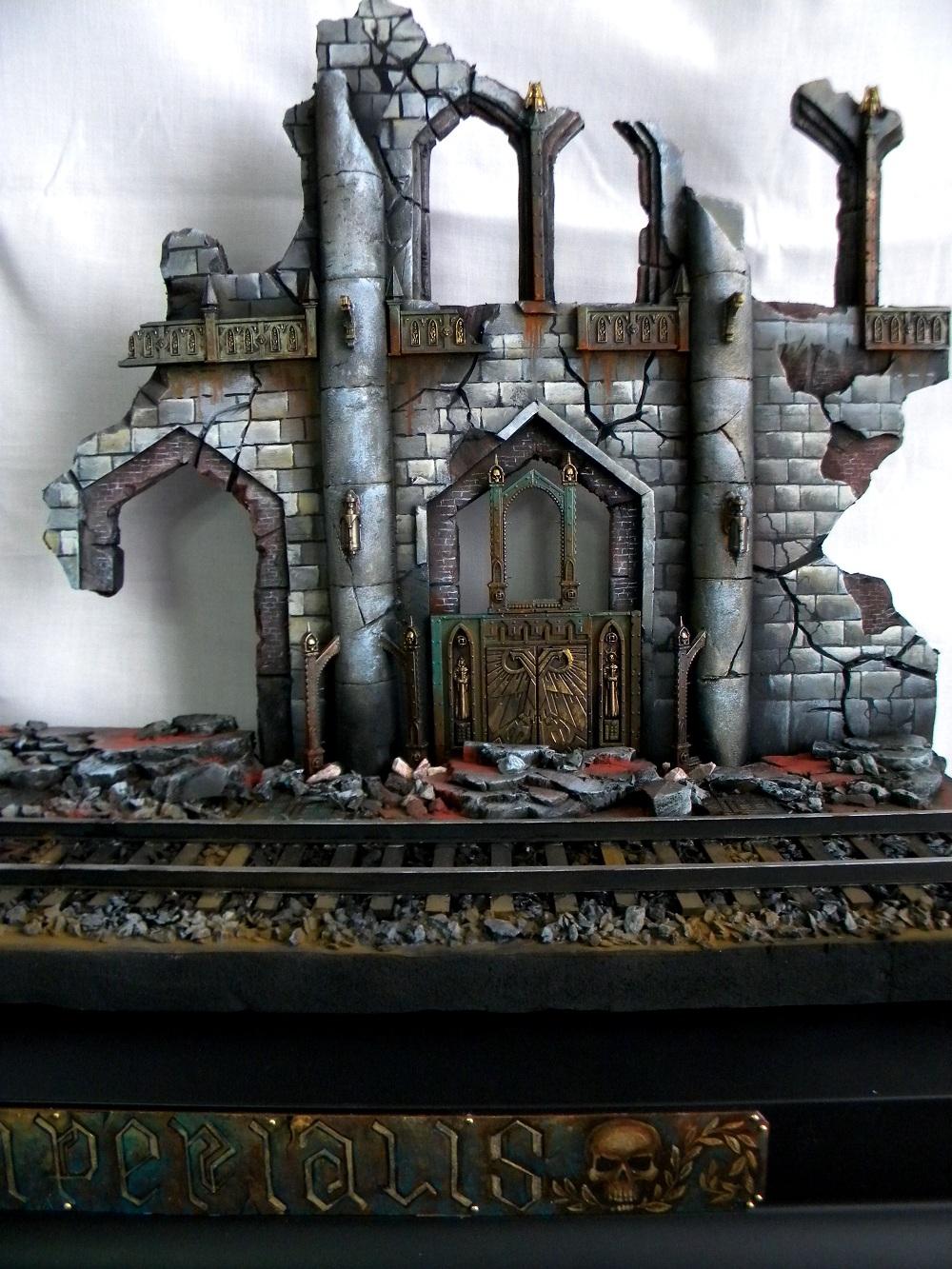 Diorama, Ruins, Terrain, Train