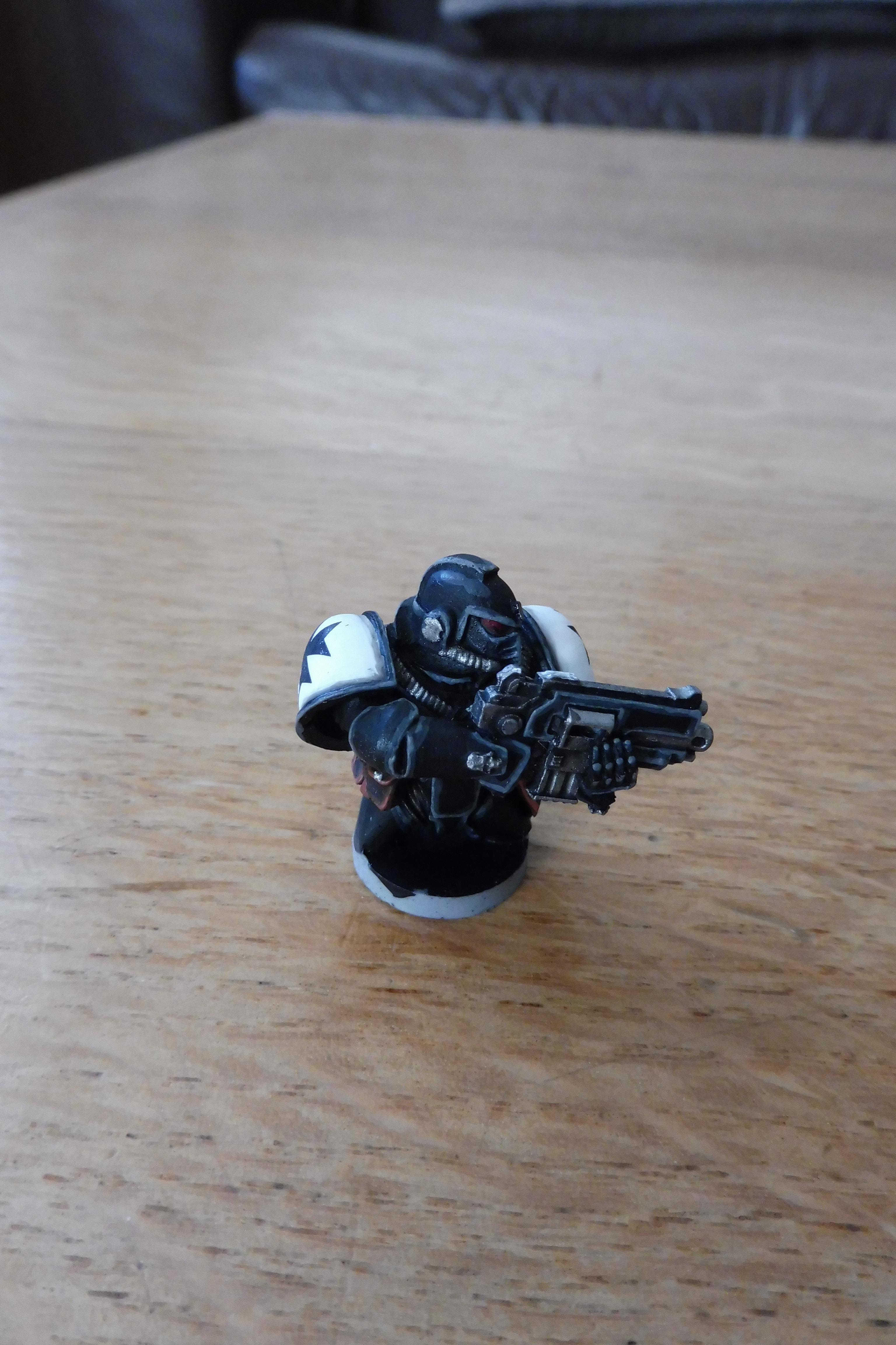Assault, Black, Black Templars, Blanche, Chainsword, Conversion, Forge World, Imperium, Space Marines, Tactical Squad, Tank, Tank Crew, Templars, Terminator Armor