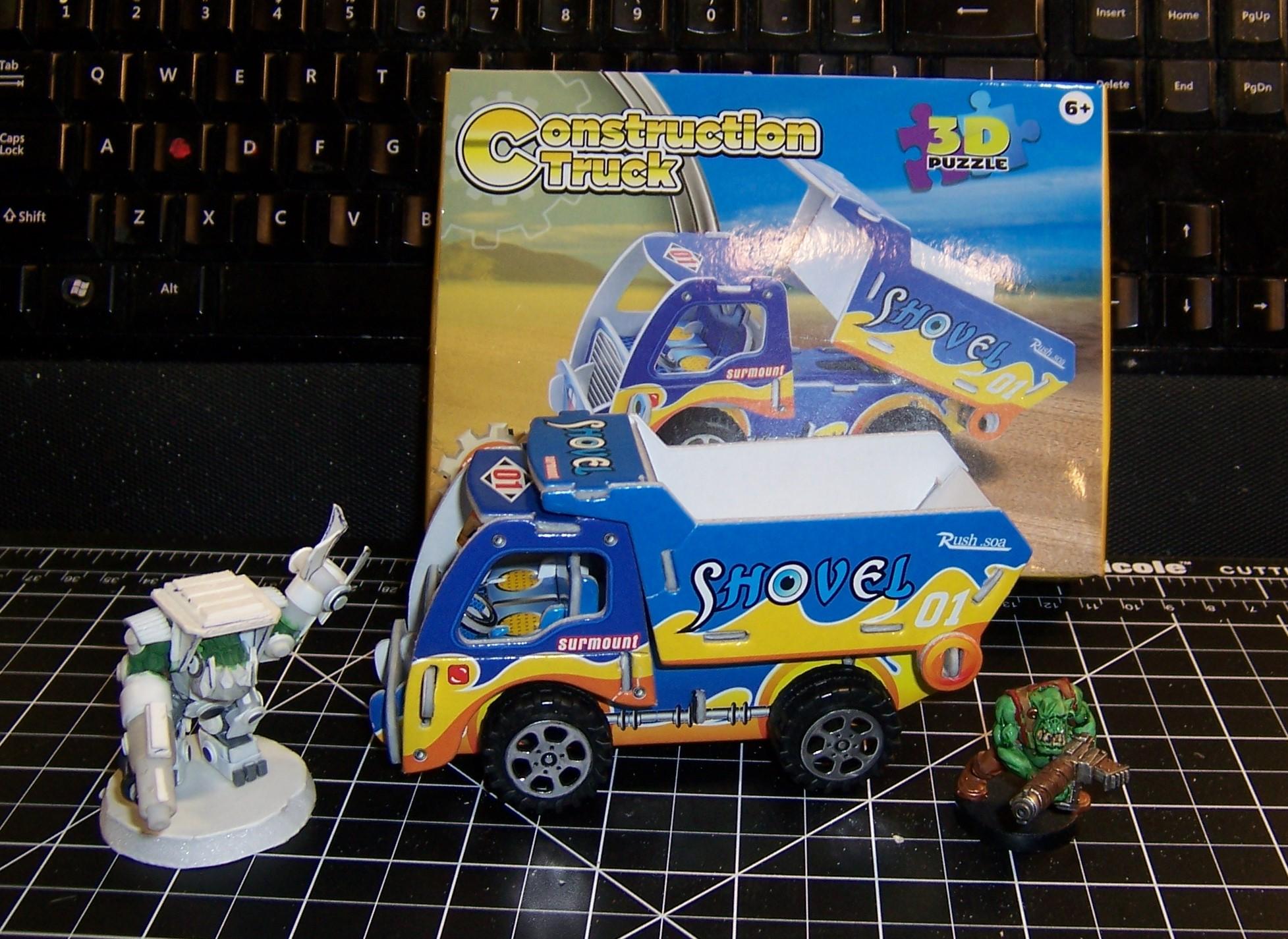 Papercraft, Toy, Truck