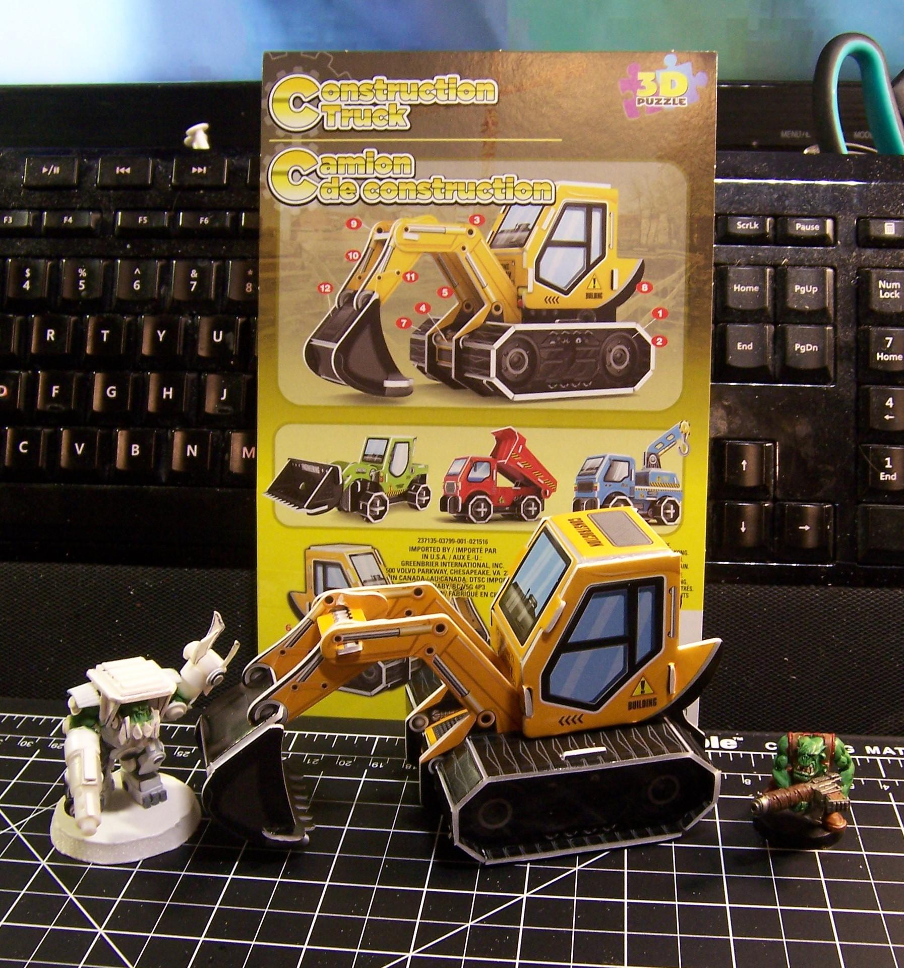 Papercraft, Toy, Truck