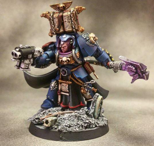 Librarian, Space Marines, Terminator Armor, Warhammer 40,000