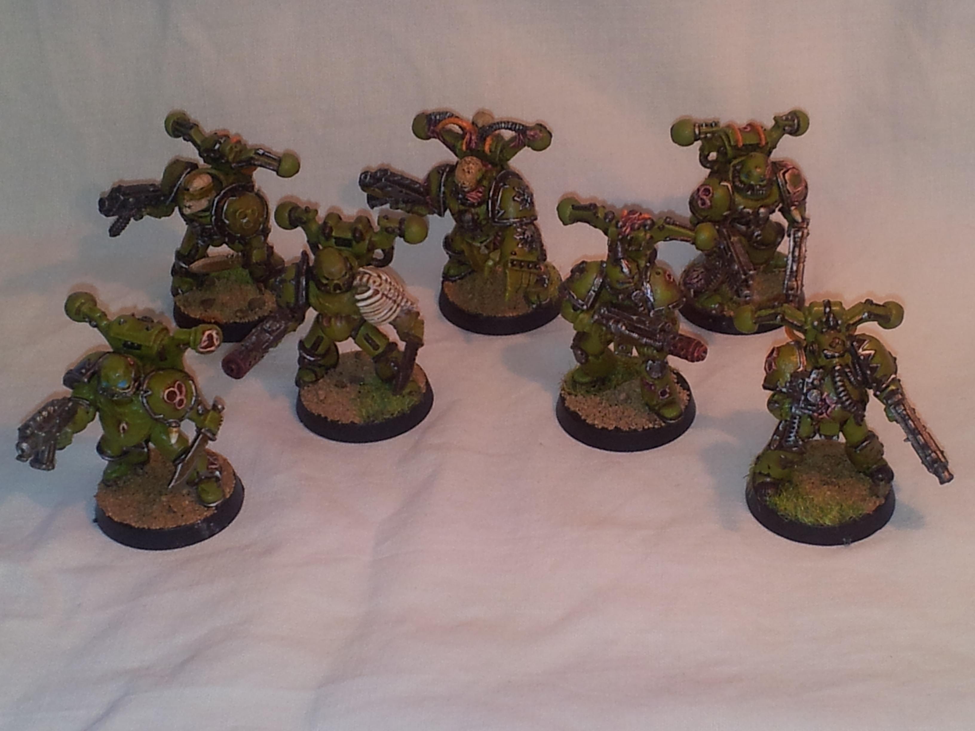 Chaos Space Marines, Nurgle, Plage Marine