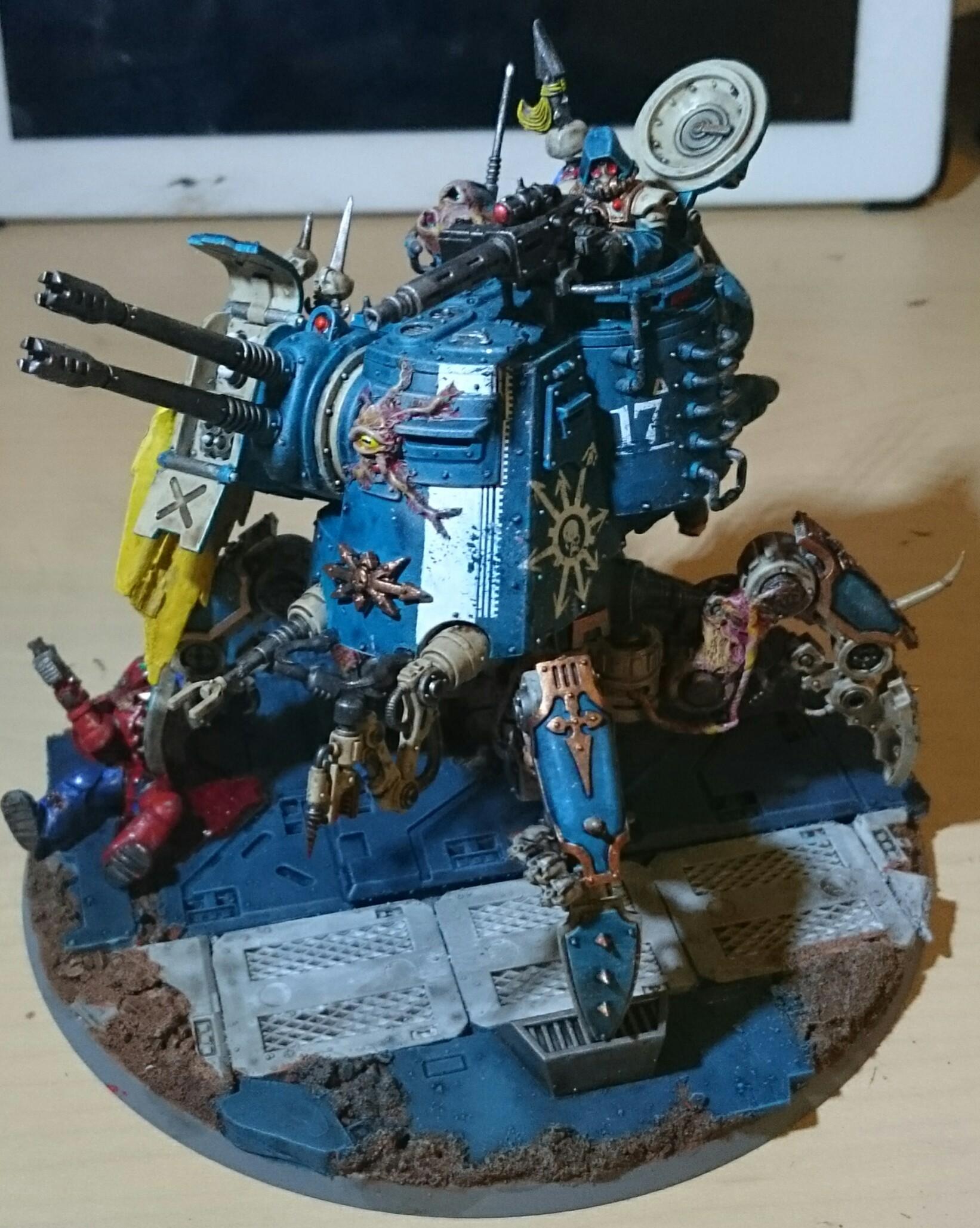 Adeptus Mechanicus, Chaos, Dark Mechanicus, Dune Crawler, Fallen