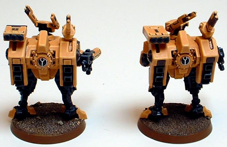 Captain Brown, Crisis Battlesuit, Fire Warriors, Tau