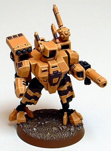 Captain Brown, Crisis Battlesuit, T'au, Tau, Tau Sept, Warhammer 40,000 ...