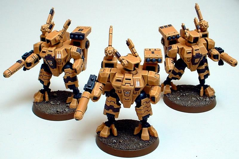 Captain Brown, Crisis Battlesuit, Tau Sept