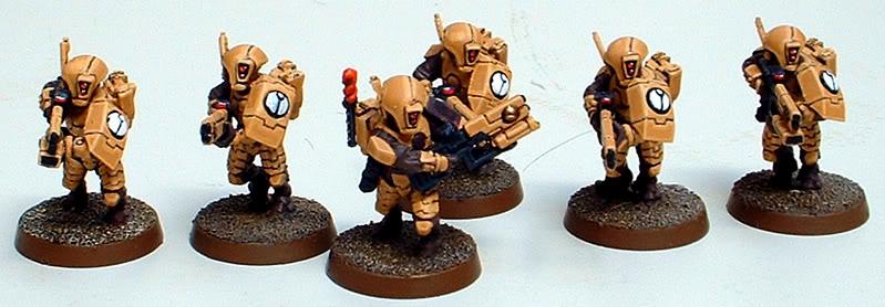 Captain Brown, Tau Firewarriors, Tau Sept Army