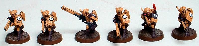 Captain Brown, Tau Firewarriors, Tau Sept Army