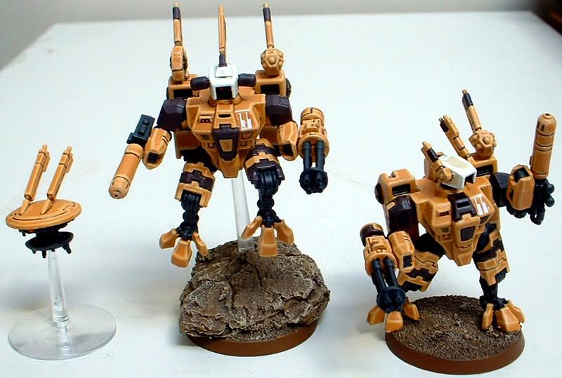 Captain Brown, Crisis Commander And Bodyguard, Tau Sept Army