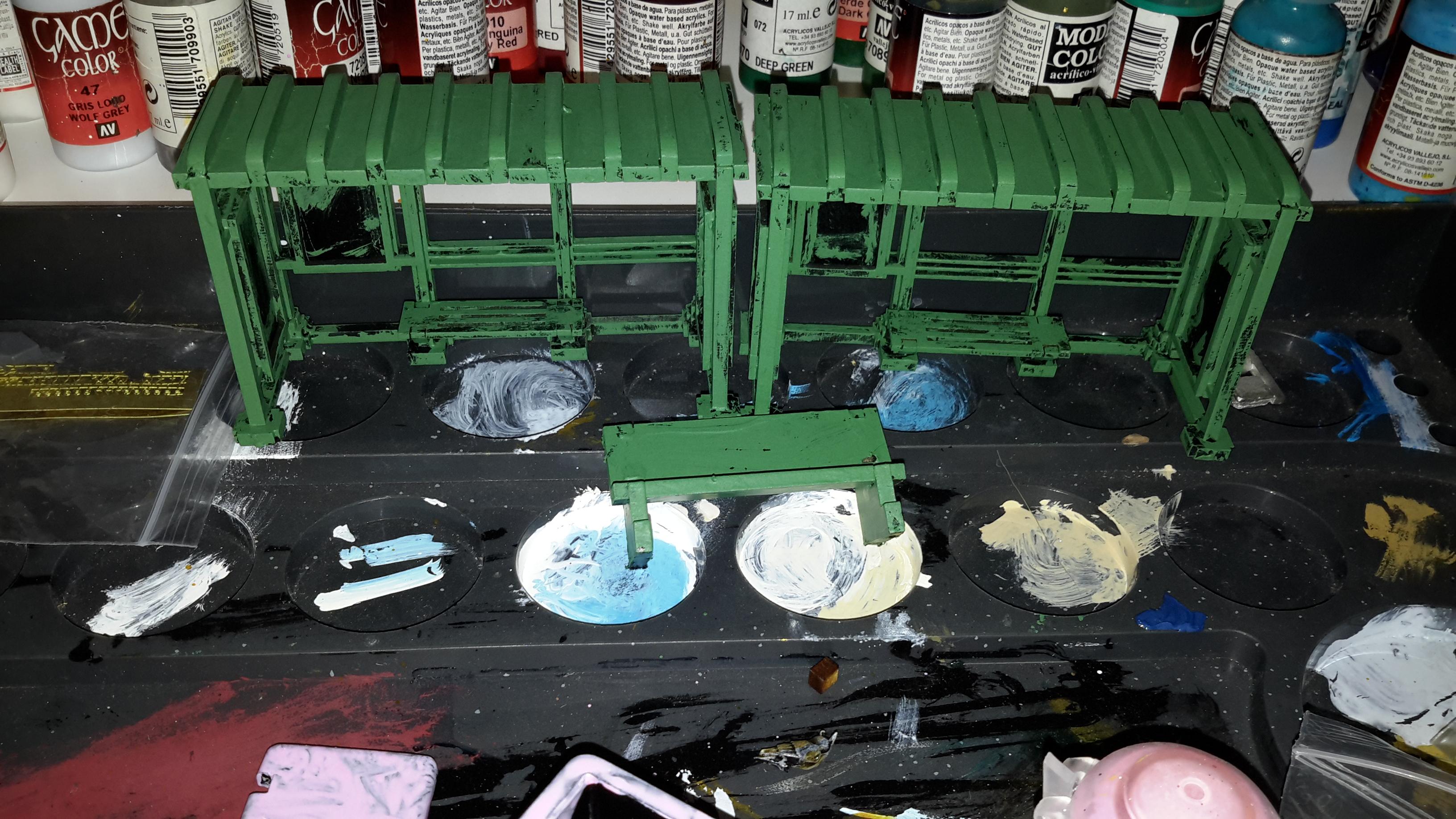 Terrain, Bus stops wip