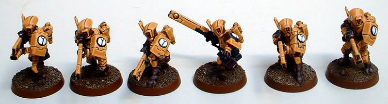 Captain Brown, Tau Firewarriors, Tau Sept Army