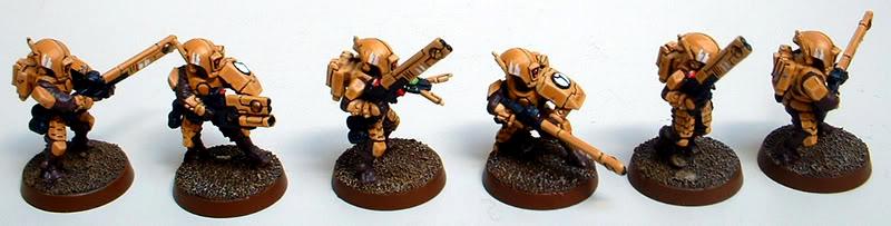 Captain Brown, Tau Firewarriors, Tau Sept Army