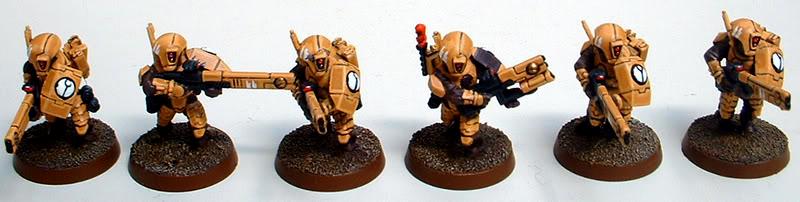 Captain Brown, Tau Firewarriors, Tau Sept Army