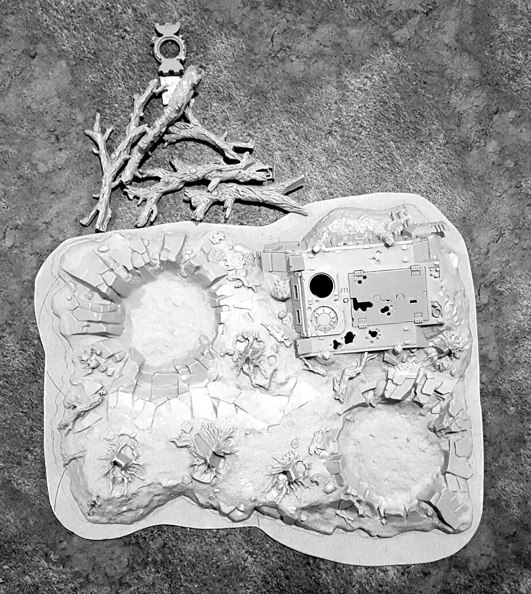 Warhound Titan Base bits