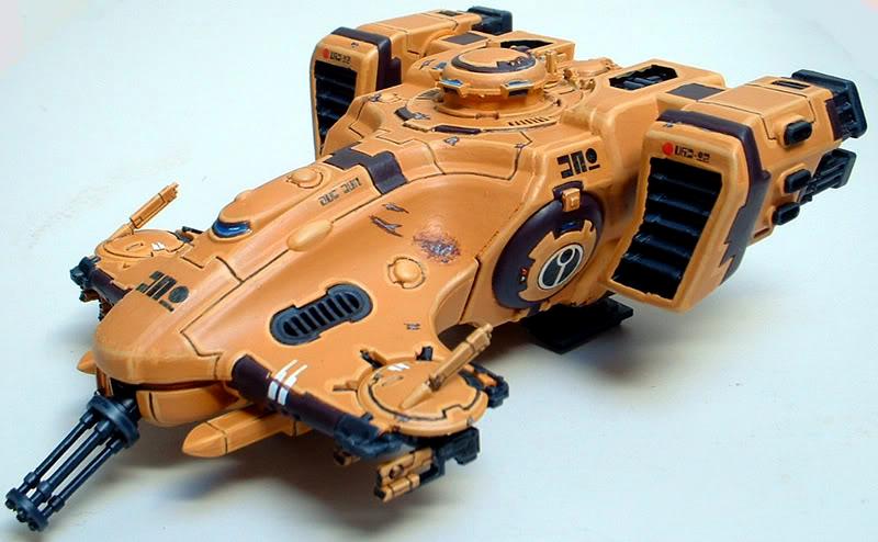 Captain Brown, Devilfish, Devilfish With Damage, Seeker Missiles, Tau Sept Army
