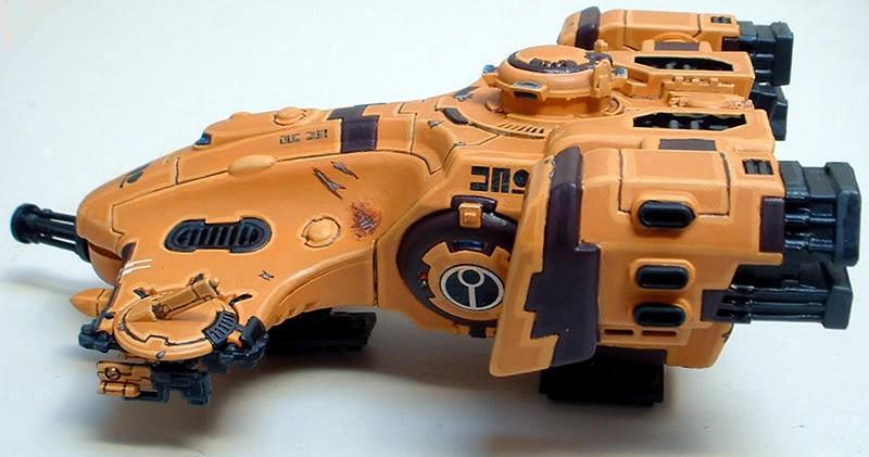 Captain Brown, Devilfish, Devilfish With Damage, Seeker Missile, Tau Sept Army