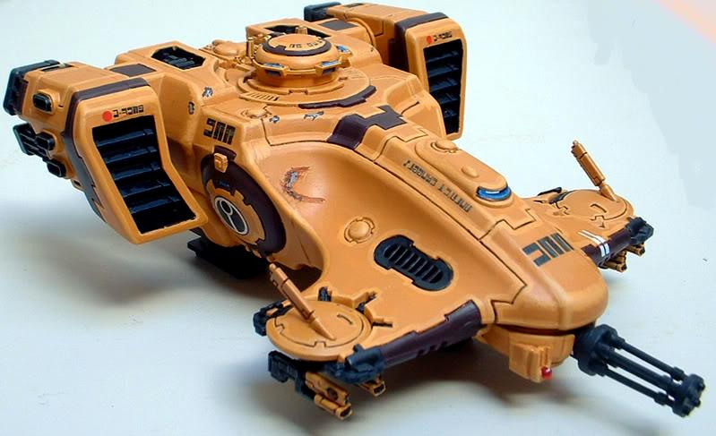 Captain Brown, Devilfish With Damage, Tau Sept Army