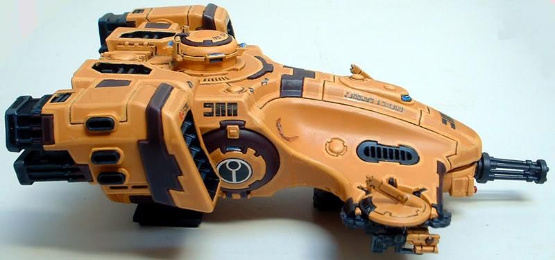 Captain Brown, Devilfish, Devilfish With Damage, Tau Sept Army