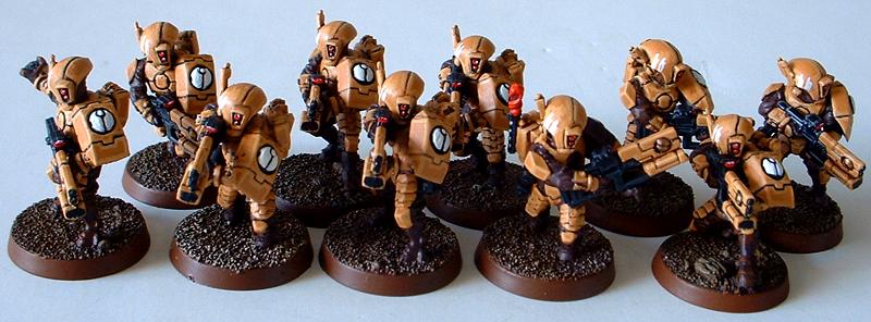 Captain Brown, Firewarriors Pulse Carbines, Tau Sept Army